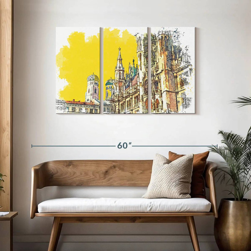 Munich Lilie, 28" H x 45" W