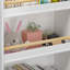 Bibliothèque pour enfants, bibliothèque à 3 niveaux, organisateur de livres, armoire de rangement pour jouets, blanc