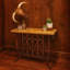 63 in. Stone and Marble Console Table