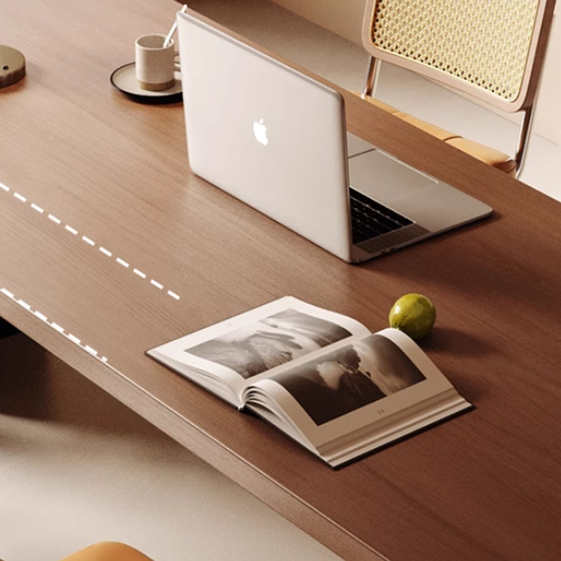 Two-Tone Solid Ash Wood Desk