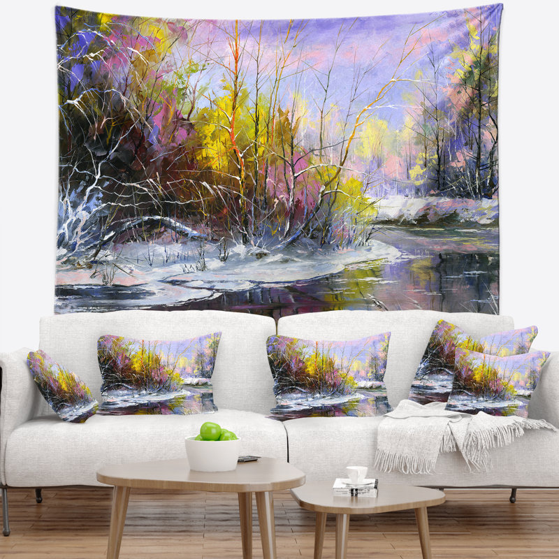Polyester Tapestry, 50" H x 60" W