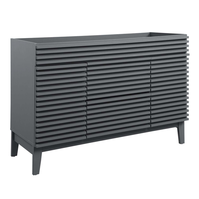Modway Render 48" Single Bathroom Vanity Base Only, Gray