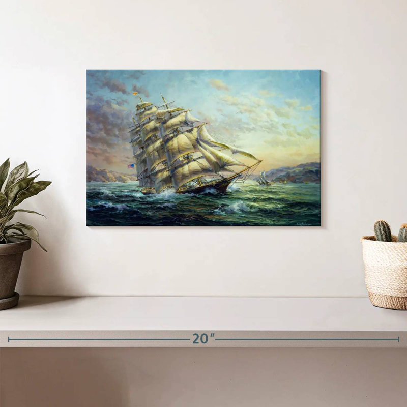 Mehar Clipper Ship Surprise, 8" H x 12" W