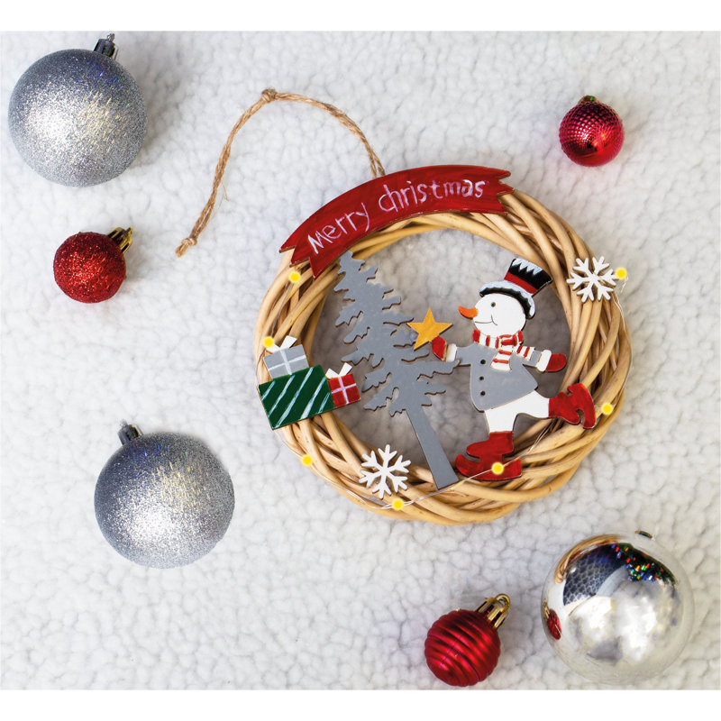 Beckmann Faux Wood 15cm Wreath