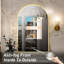 Miroir arqué 20 x 30 pouces à DEL pour salle de bain, 3 couleurs