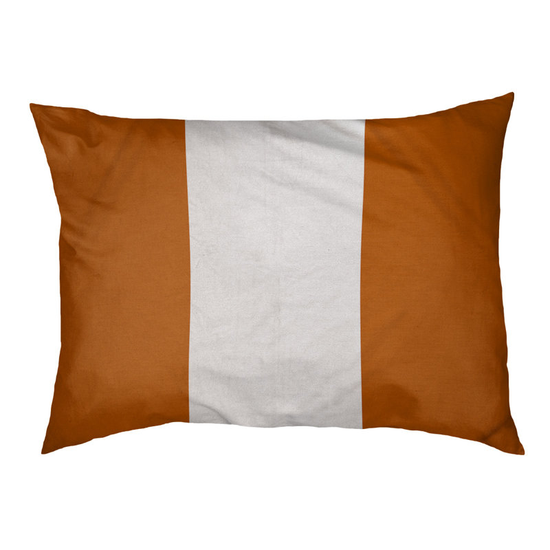 Coussin Louisville, Orange, Très grand (l 50 po x P 40 po x H 7 po)