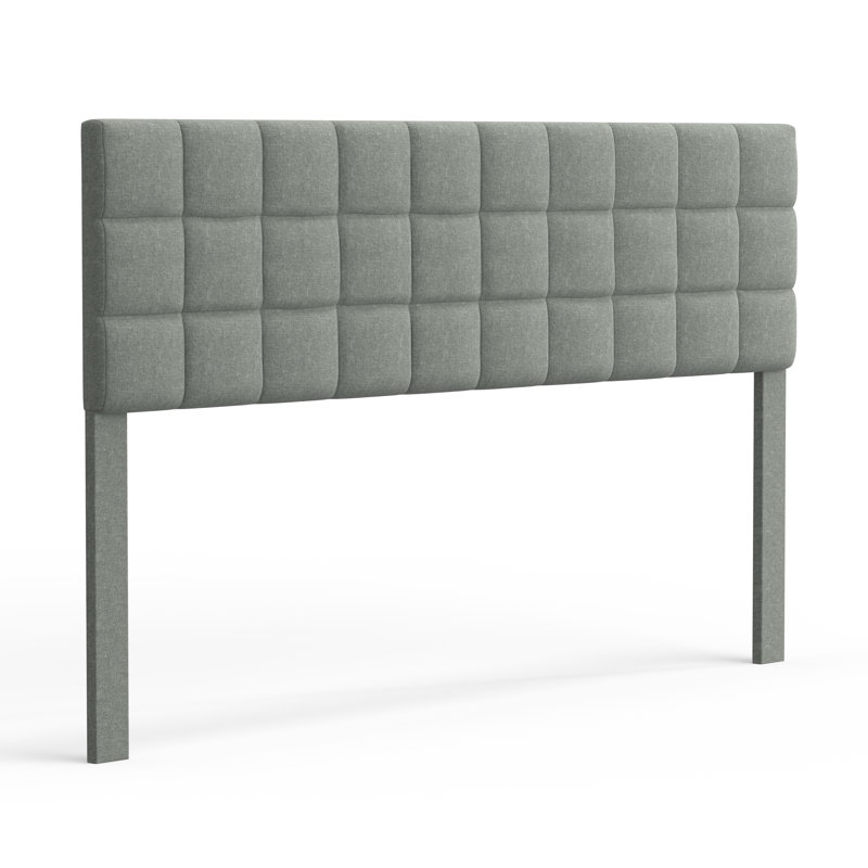 Tête de lit tapissier Barthmaier, Gris clair, Très grand