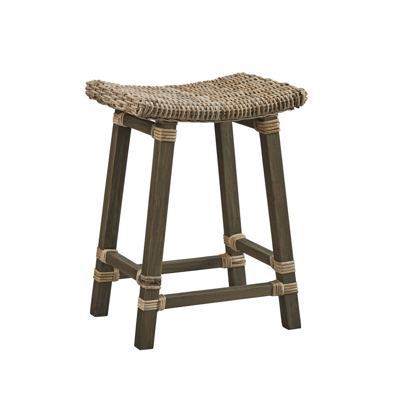 Ancroft Counter Stool with Solid Wood Frame, Counter Stool (25" Seat Height)