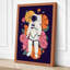 Astronaut Among Blooms Modern - Wrapped Canvas-158904258-158904267