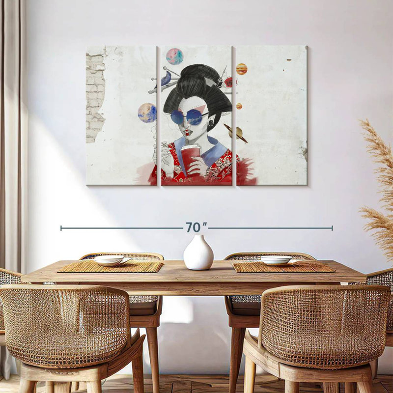 Geisha urbaine Leisha, H 36 po x l 57 po
