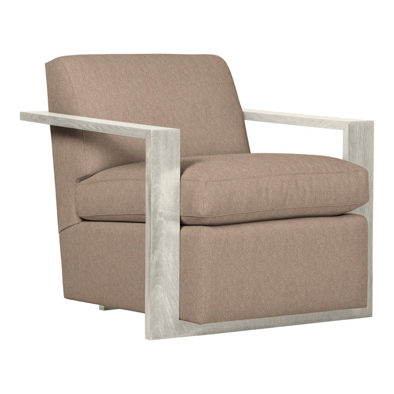 Thom Filicia Home Upholstered Armchair, Wrenn, Navada Mushroom