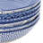  Reflections 6 Piece Assorted Stoneware Bowl Set in Blue