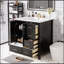 Meuble-lavabo 30 po avec lavabo en céramique-415341799