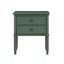 Table de chevet 2 tiroirs Vintage Green