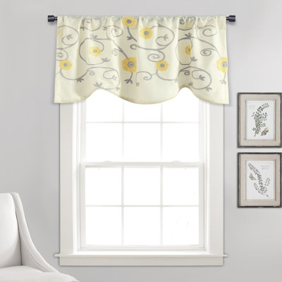Lush Decor Royal Garden Single Window Valance