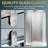 Neo-Angle Corner Shower Enclosure, Pivot Shower Door,6mm Frosted Tempered Glass,36.5"W*36.5"D*72"H