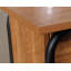 Table de bout abstraite avec rangement