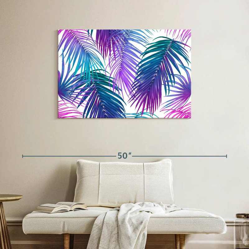 Harnek Neon Tropical Leaves