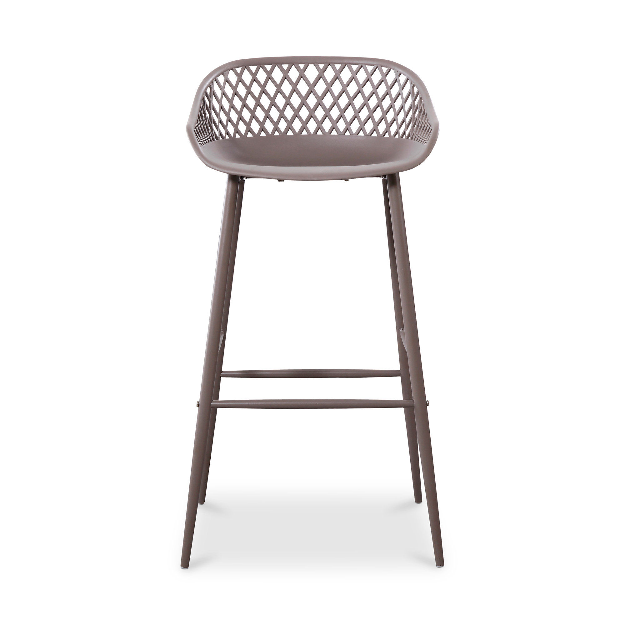 Newark Patio Bar Stool, Taupe, 29"