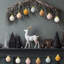 12 pièces de boules de Noël rustiques de 2,36 pouces avec des boules de Noël rustiques et des décorations d'arbre de Noël pour Noël-443237207