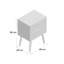 Lalani 40cm W Solid + Manufactured Wood Bedside Table-60432071