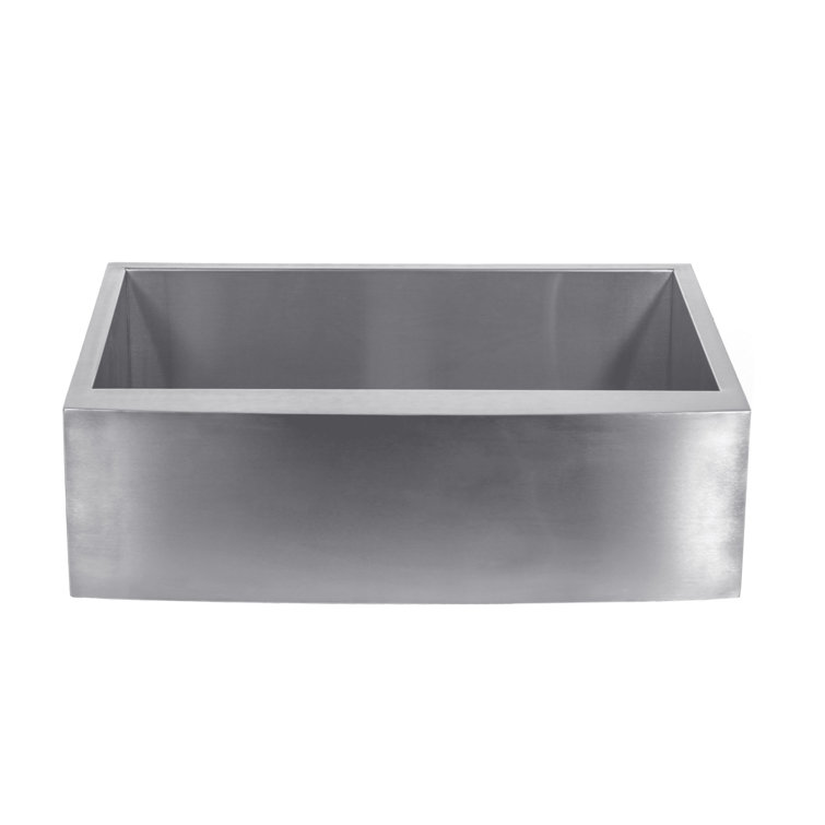 MNO163020F 30'' L Farmhouse / Apron Single Bowl Stainless Steel Kitchen Sink