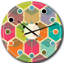 Horloge murale rétro Mid-Century-40748432