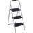 3 - Step Steel Lightweight Folding Step Ladder