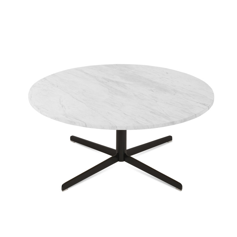 Table basse Diana, H 15 po x L 31,5 po x l 31,5 po, Noir