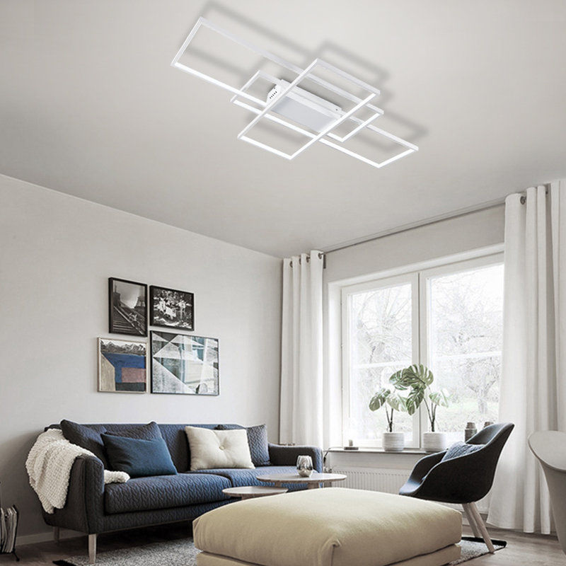 Aluminum LED Semi Flush Mount