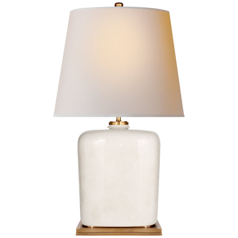 Thomas O'Brien Mimi Table Lamp, Tea Stain Crackle, Paper