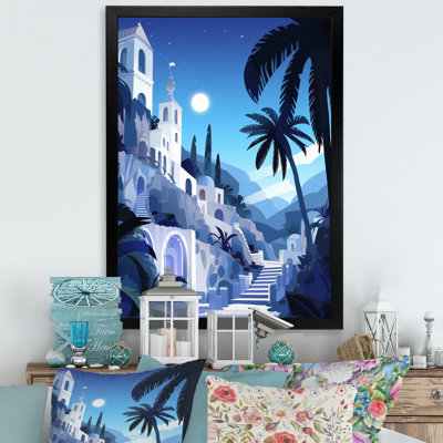 Méditerranée, Grèce, art mural sur toile