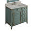 Ensemble de meuble-lavabo de salle de bain simple avec miroir 36 po Snell