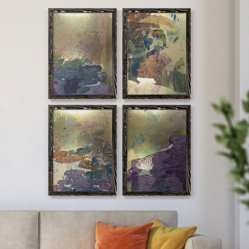 «Monet's Landscape I», toile encadrée de qualité supérieure - prête à être accrochée, Noir, H 31,5 po x l 47 po x P 1,5 po