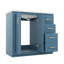 Ensemble de meuble-lavabo indépendant 36 po avec 3 tiroirs de rangement-696263638-696263625