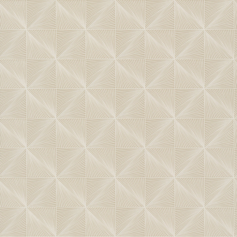 Diamond Like Geometric Wallpaper, Beige