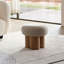 Tabouret avec coussin en peluche Grieg, tuyau en PVC-1775503964-1775503960