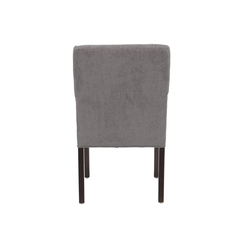 Chaise de salle à manger Raden, Espresso, Gris