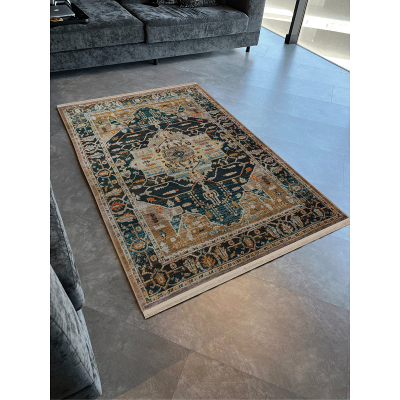 Xaven Moroccan Indoor / Outdoor Rug, Rectangle 5' x 7'7"