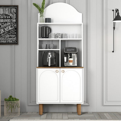 Coffee Bar Cabinet by Lark Manor