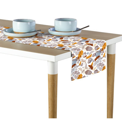 Jeffries Acorns Allover Table Runner