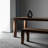 Modern simple rectangular solid wood table-109663268
