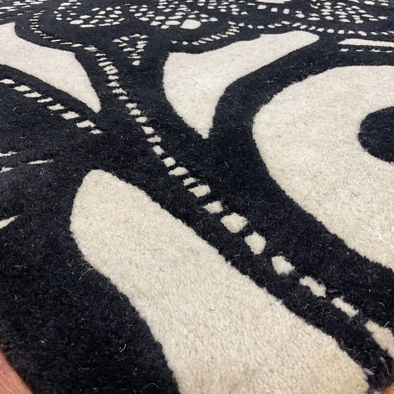 Wool Floral Indoor Rug