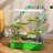Versatile Hamster Cage With Multiple Play Features And Portable Design