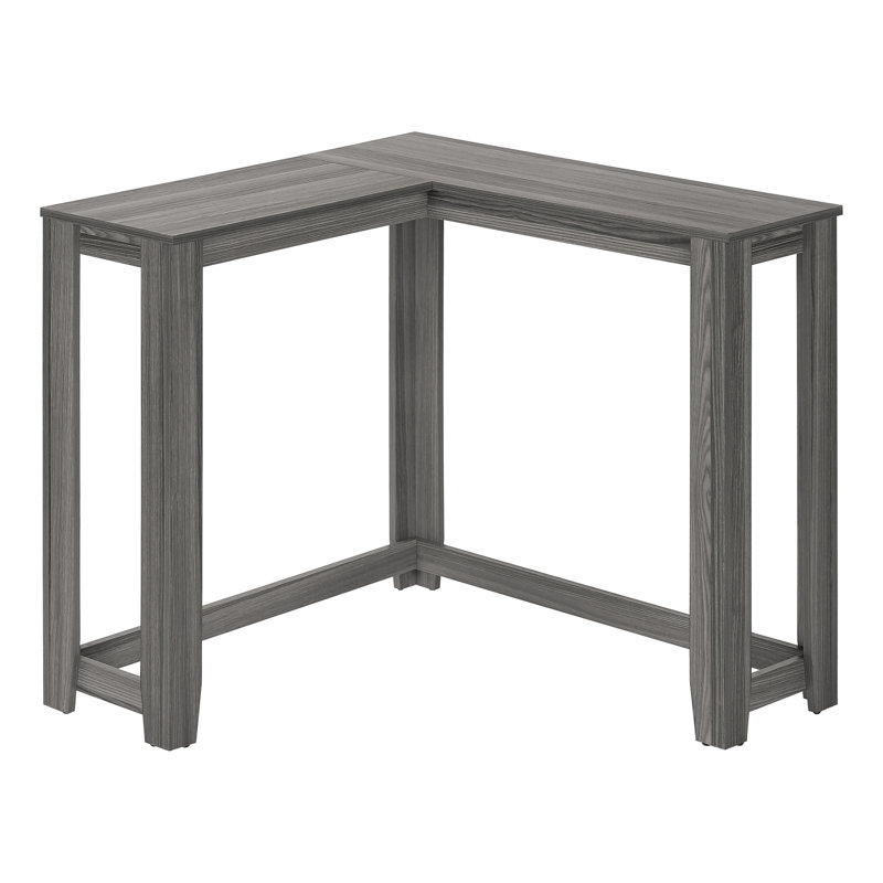Accent Table, Console, Entryway, Narrow, Corner, Living Room, Bedroom, Grey Laminate, Contemporary, Modern