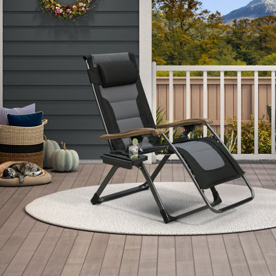 Zero Gravity Lounge Chair Recliners For Patio, Pool & Camping - Folding Design by Arlmont & Co.