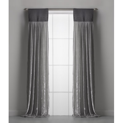 Luscious Silk Semi Sheer Curtain Single Panel