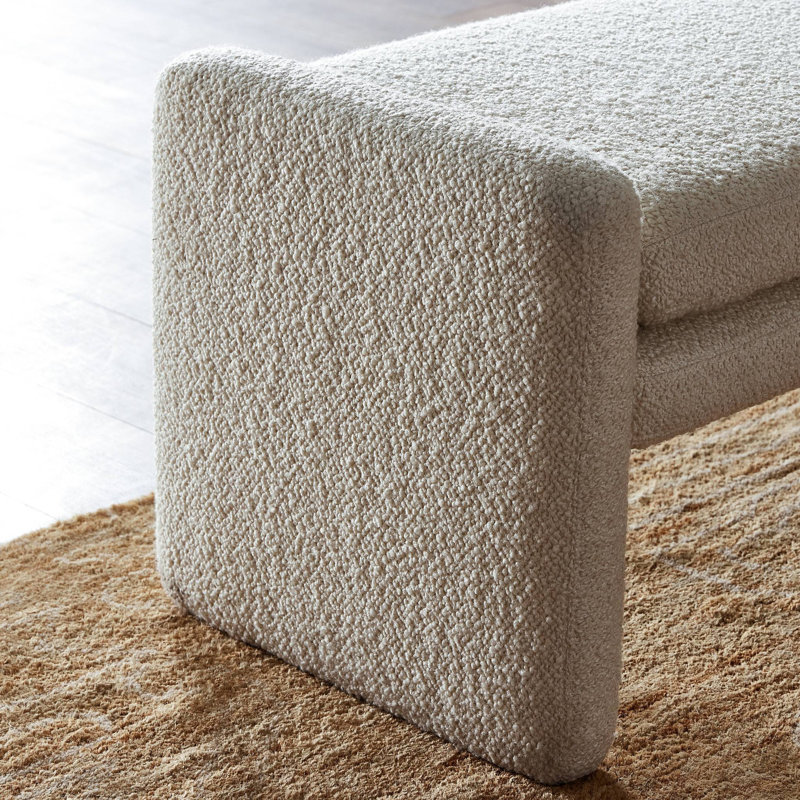 Serena Accent Bench, Ivory