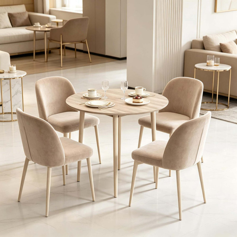 Space-Saving Convertible Drop-Leaf Dining Table