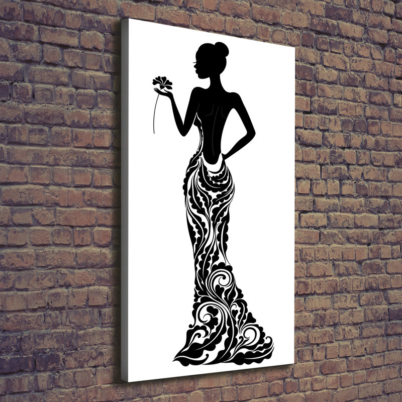 Fashion Illustration - Wrapped Canvas Print